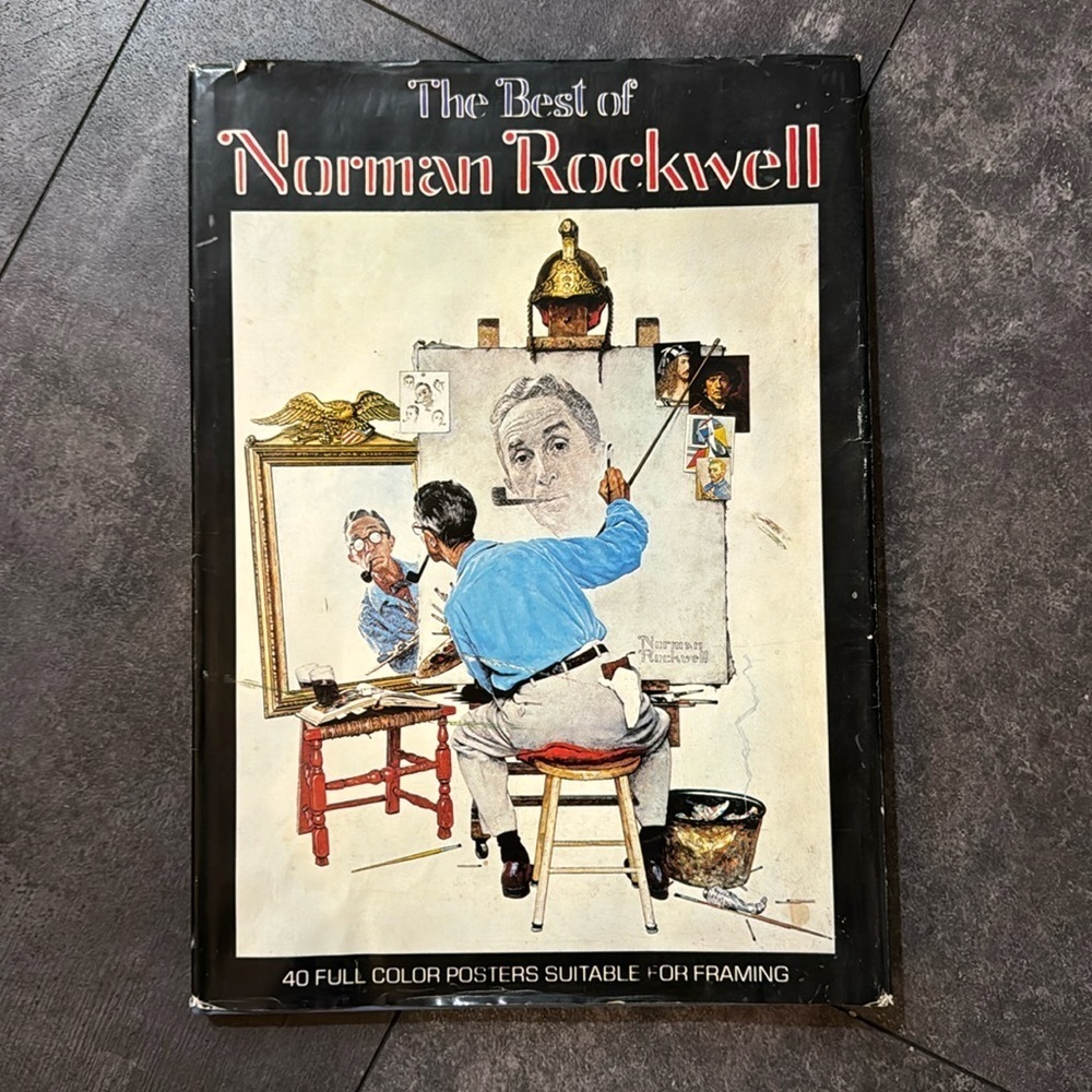 The‎ Best Of Norman Rockwell poster size book